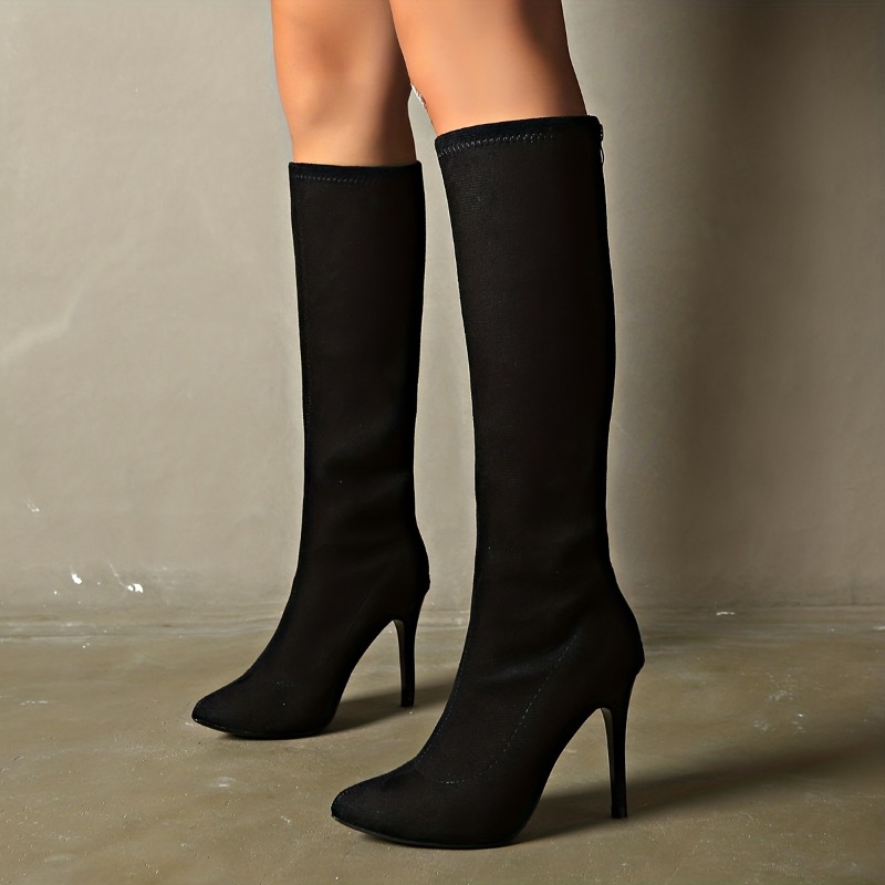 Sewing Zipper - Bottes de mode pour femmes Bout