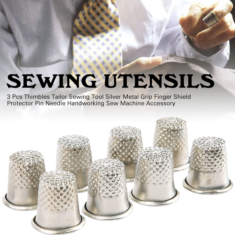 Sewing Pin Cushion - Dé à coudre en métal pour