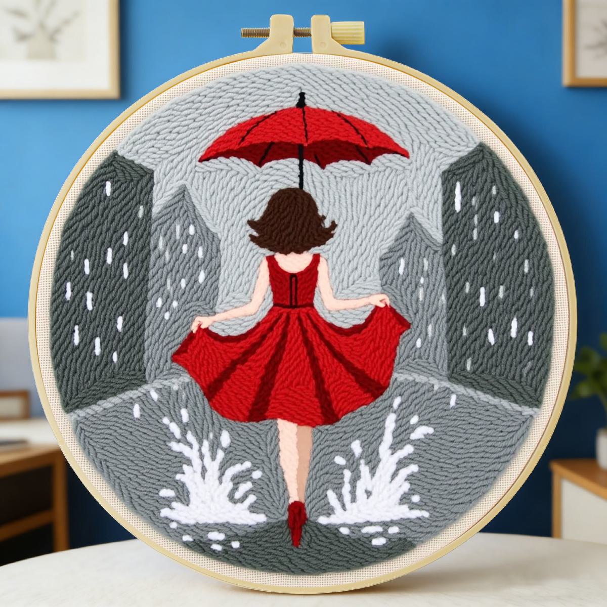 Is Sewing Textile Art - Kit de broderie au poinçon pour