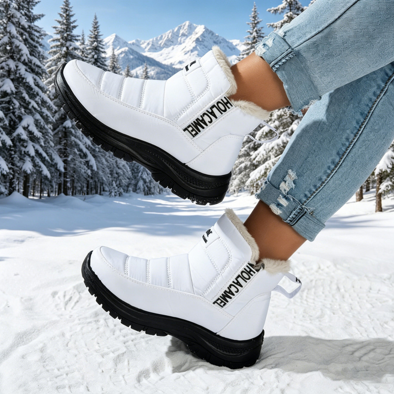 Sewing Fleece - Bottes de neige pour femmes avec