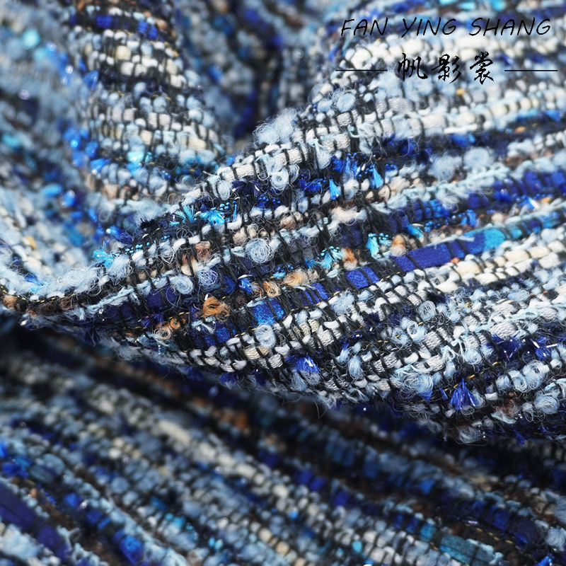 Sewing Tweed Fabric - Tissu Tweed en laine et mousseline