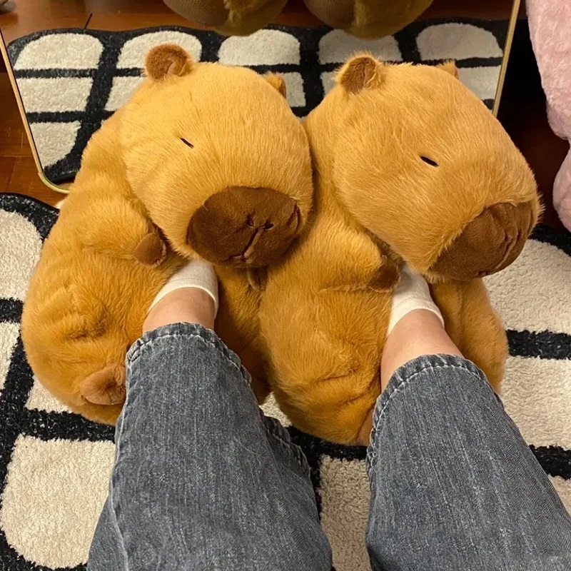 Sewing Garment - Nouveauté capybara pantoufles unisexe animaux diapositives
