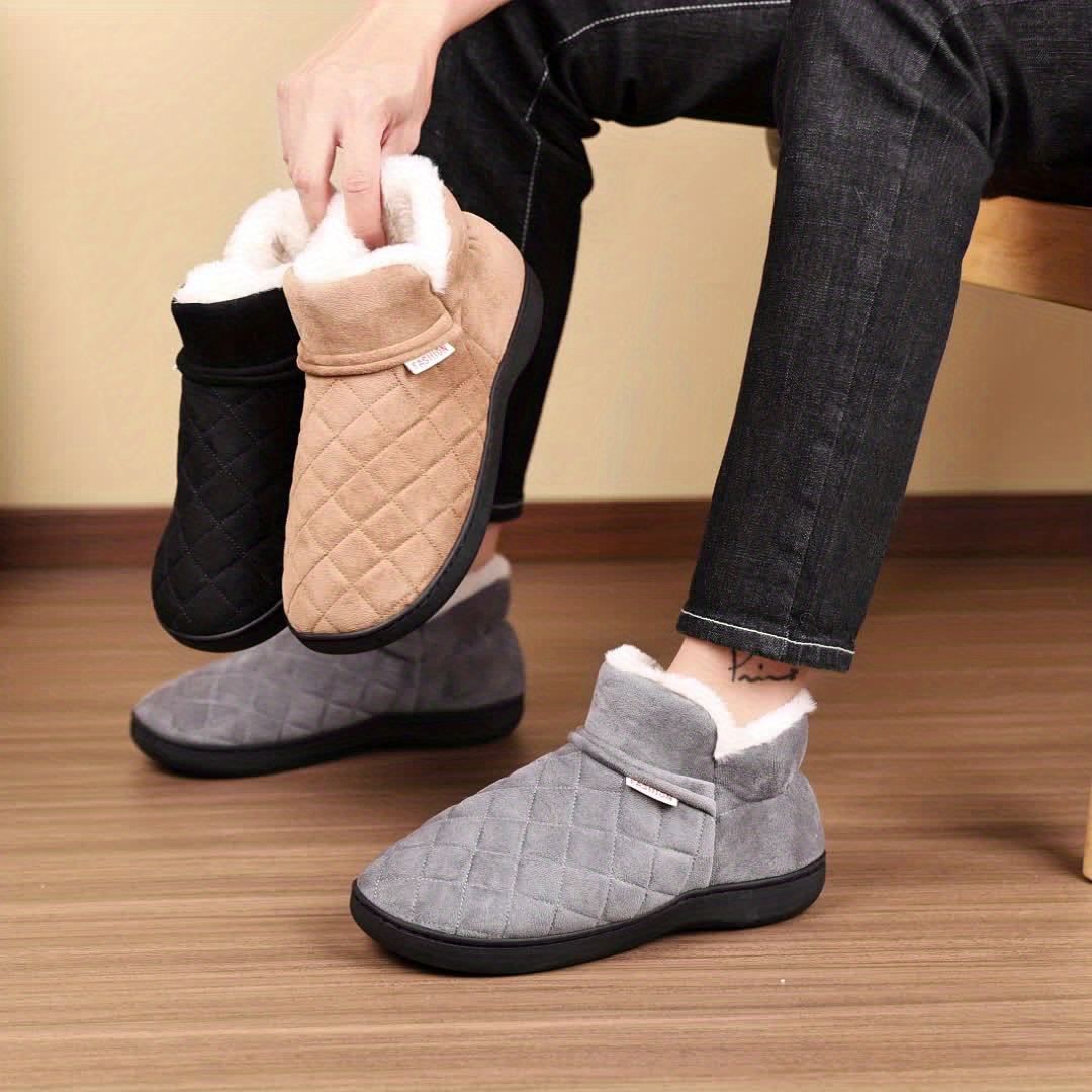 Sewing Fleece - Chaussons d'hiver unisexes en coton doublés