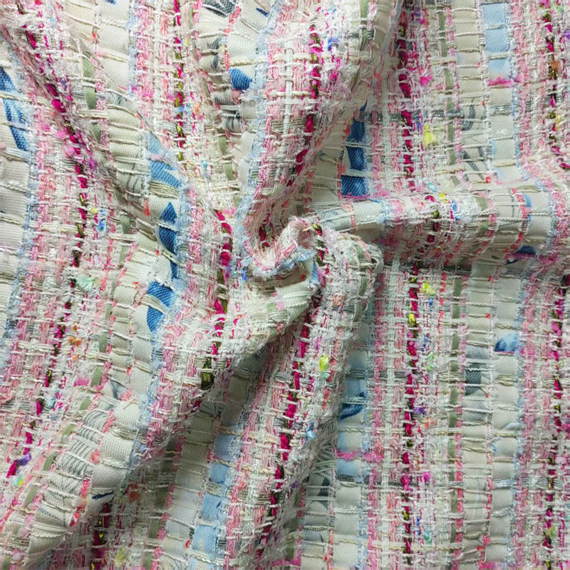 Sewing Tweed Fabric - Tissu Tweed tressé teint en fil