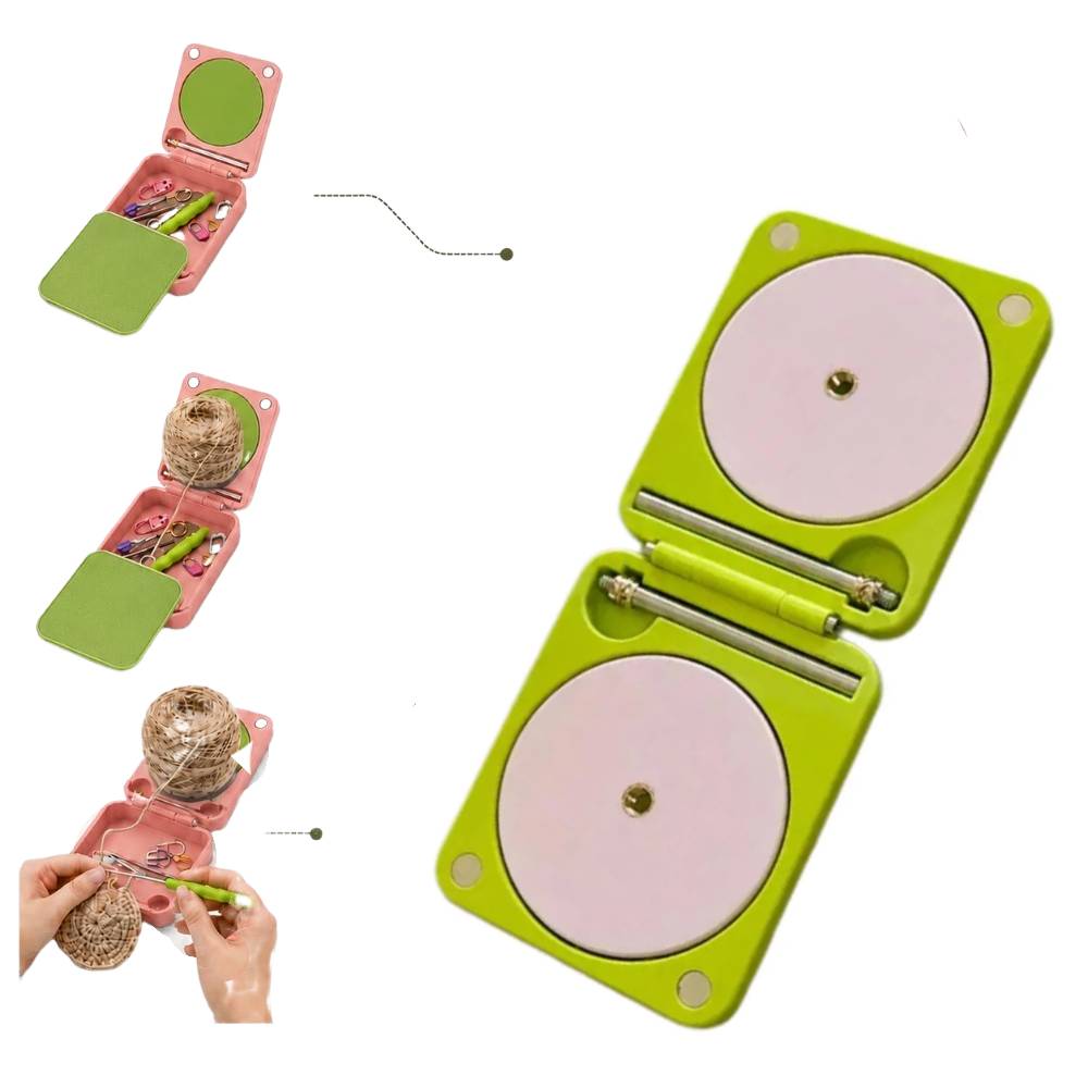 Sewing Factory - Enrouleur de Fil Portable Pliable Double