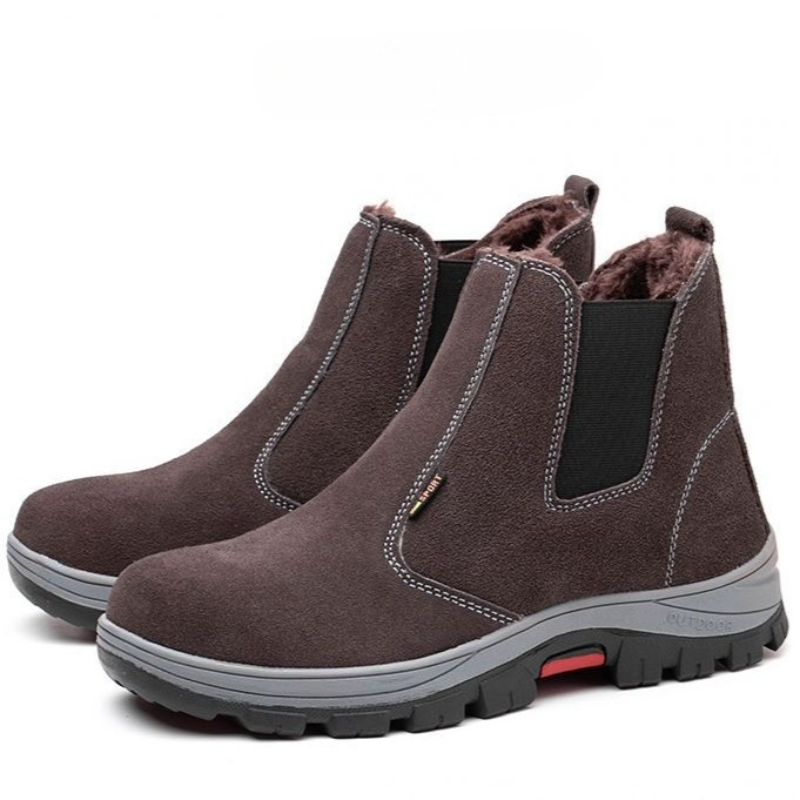 Sewing Fleece - Chaussures de soudage montantes en cuir