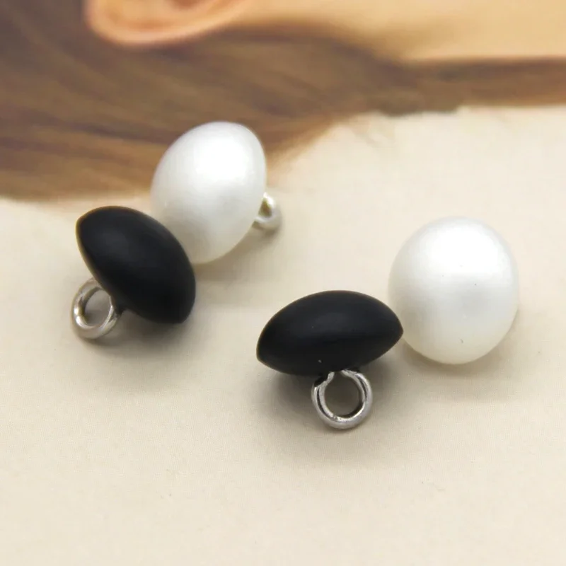 Button Hole Cutter - Boutons métalliques ovales en plastique noir