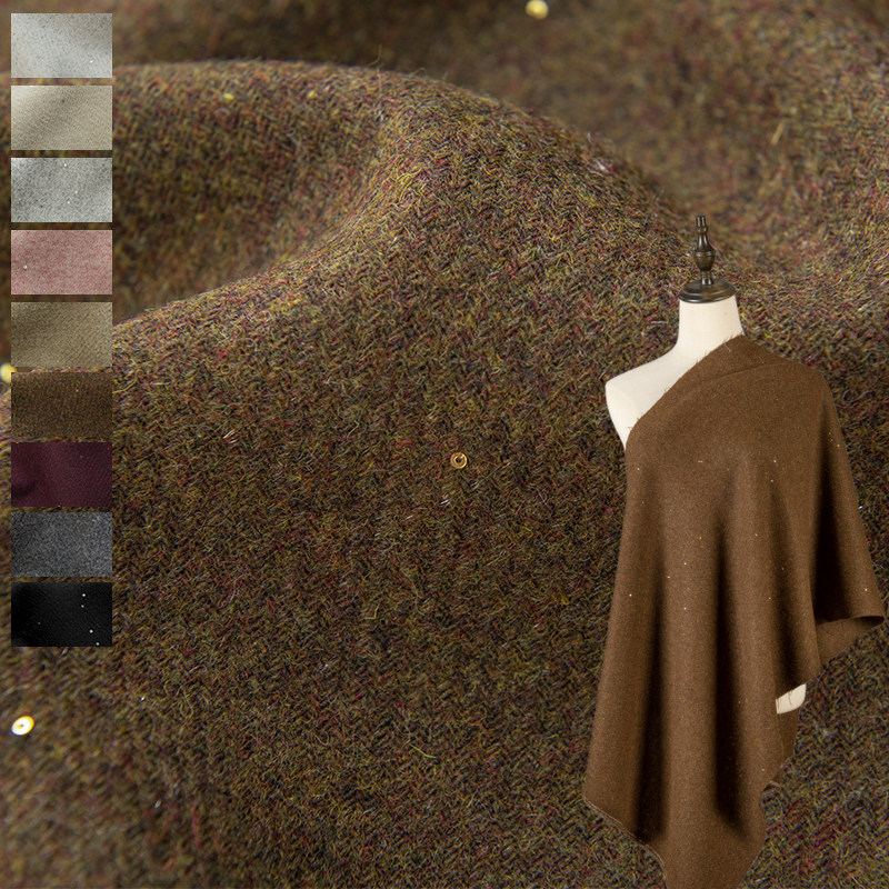 Tissu en tweed mélangé de lain - Sewing Tweed Fabric avis et prix