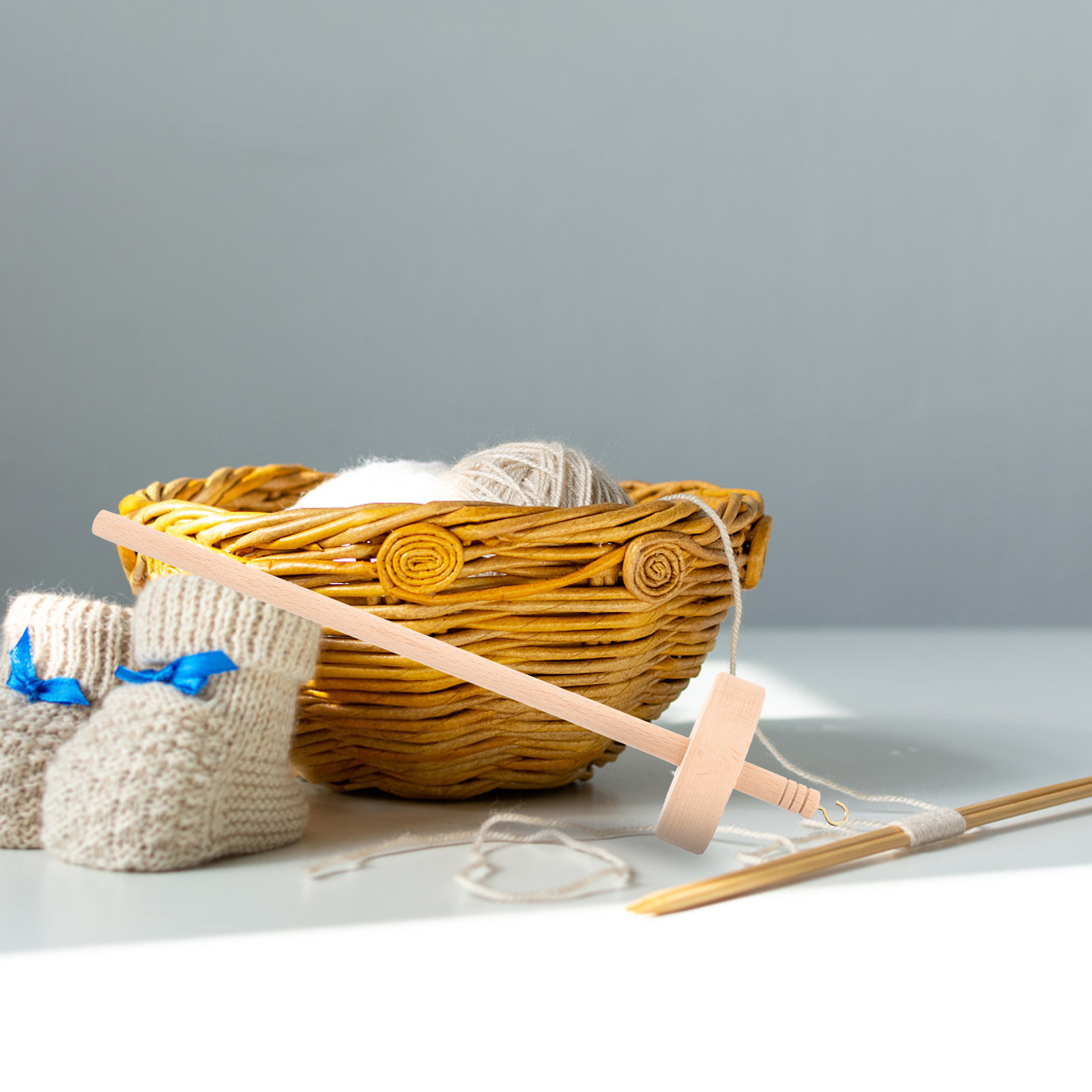 Rouleau à fil en bois à surfac - Sewing Knit avis et prix