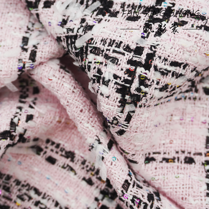 Tissu Tweed Rose Classique à G - Sewing Tweed Fabric avis et prix