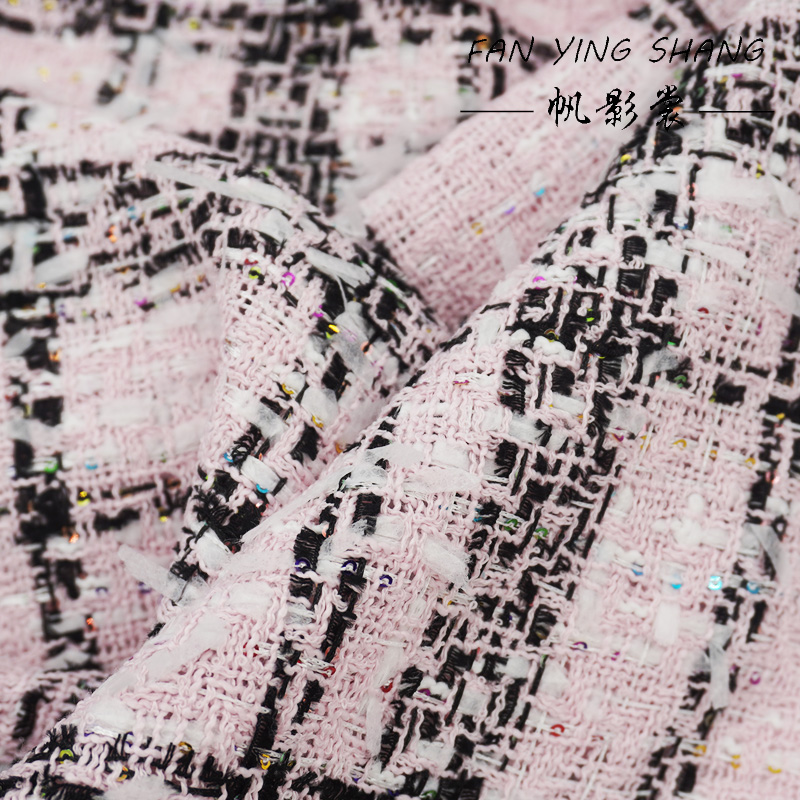 Tissu Tweed Rose Classique à G - Sewing Tweed Fabric avis et prix