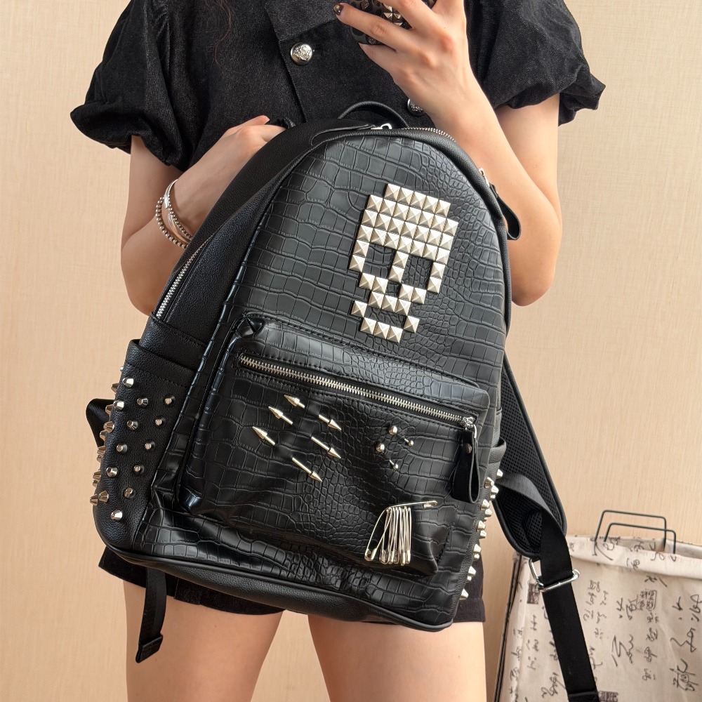 Sac à dos original noir à moti - Sewing Zipper avis et prix