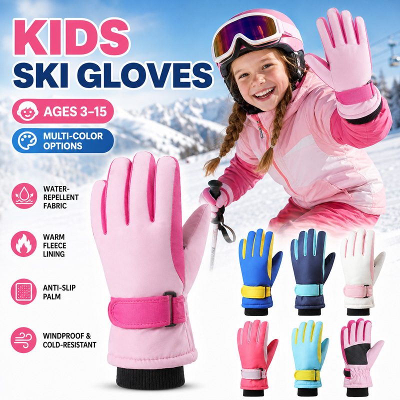 Gants de ski d'hiver pour enfa - Sewing Fleece avis et prix