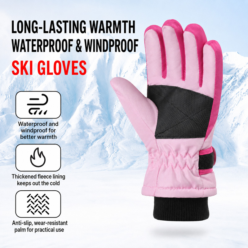 Gants de ski d'hiver pour enfa - Sewing Fleece avis et prix