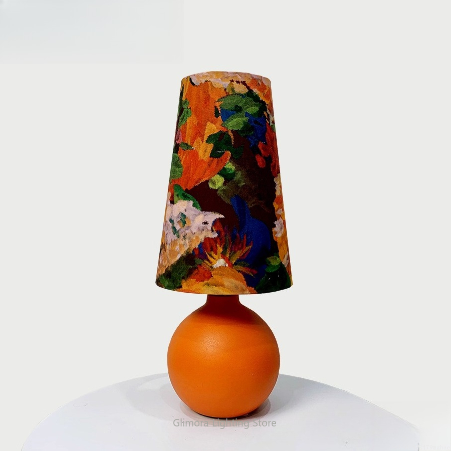 Lampe de table sphère orange : - Century Textile & Sewing Supply Avenue C North Saskatoon Sk avis et prix