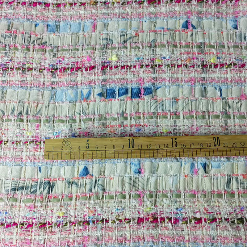 Tissu Tweed tressé teint en fi - Sewing Tweed Fabric avis et prix