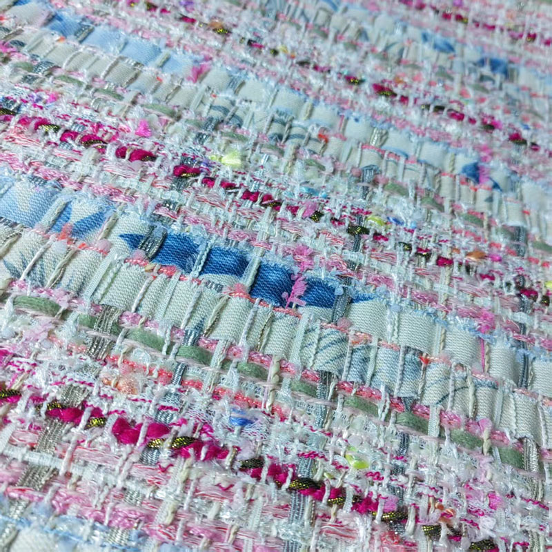 Tissu Tweed tressé teint en fi - Sewing Tweed Fabric avis et prix