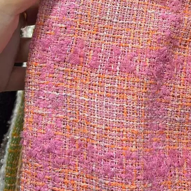 Tissu en tweed tressé teint en - Sewing Tweed Fabric avis et prix