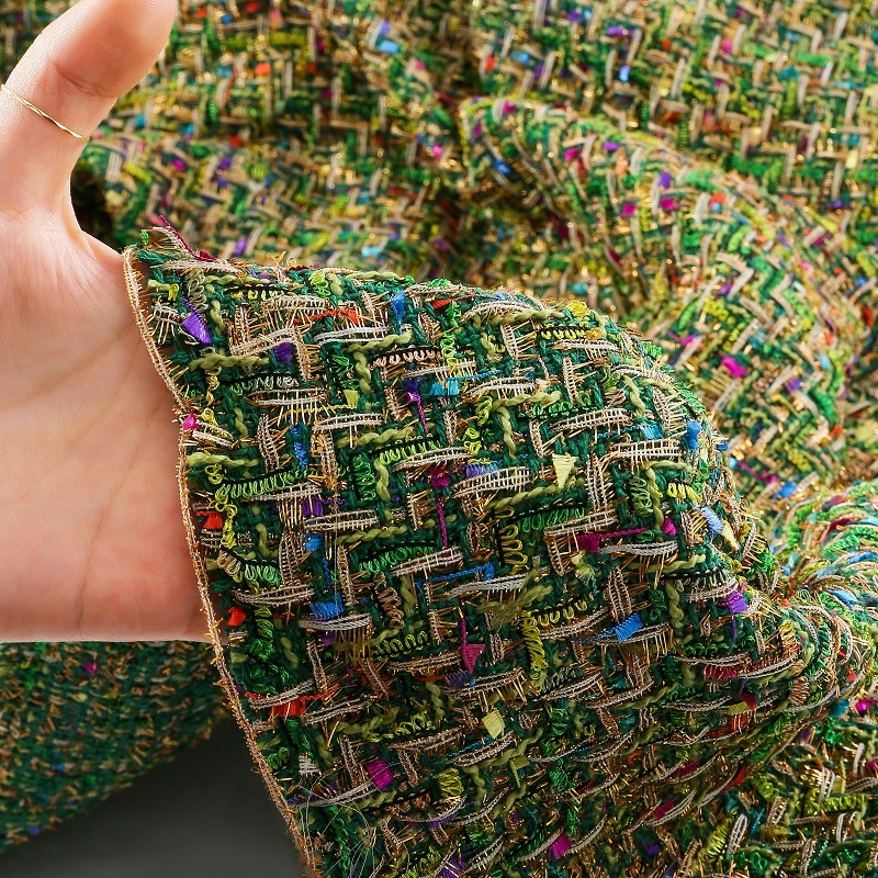 Tissu Tweed à carreaux et rayu - Sewing Tweed Fabric avis et prix