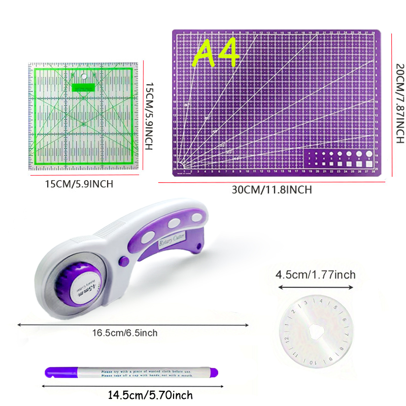 Cutter rotatif de 45 mm avec t - Sewing Knit avis et prix