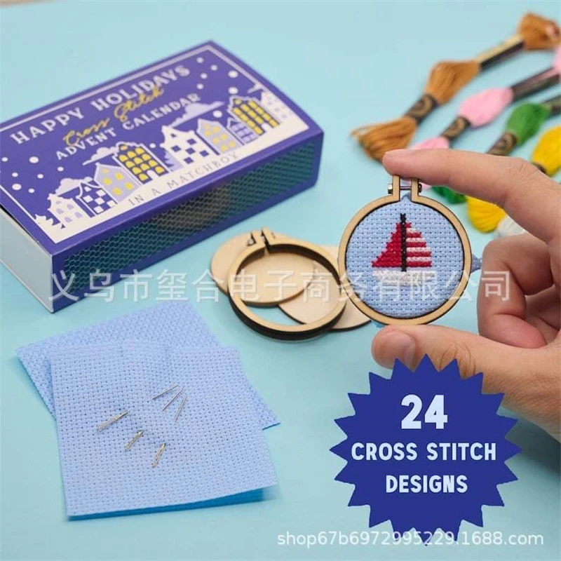 Compte à rebours de 24 jours,  - Embroidery Floss Thread avis et prix